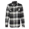 TMT Racing - Long Sleeve Flannel Grey And Black
