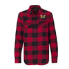 TMT Racing - Womens Long Sleeve Red Flannel